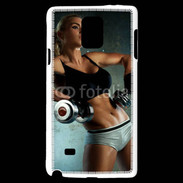 Coque Samsung Galaxy Note 4 Musculation féminine