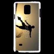 Coque Samsung Galaxy Note 4 beach soccer couché du soleil