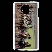 Coque Samsung Galaxy Note 4 Arrivée de course de trot en sulky