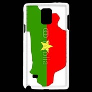 Coque Samsung Galaxy Note 4 drapeau Burkina Fasso