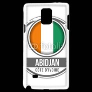 Coque Samsung Galaxy Note 4 Logo Abidjan