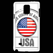 Coque Samsung Galaxy Note 4 Logo USA