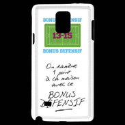 Coque Samsung Galaxy Note 4 1 point bonus offensif-défensif Blanc