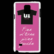 Coque Samsung Galaxy Note 4 Pilier gauche Bonus offensif-défensif Rose 2