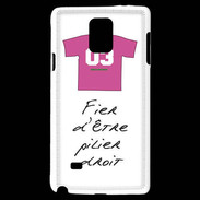 Coque Samsung Galaxy Note 4 Pilier droit Bonus offensif-défensif Blanc