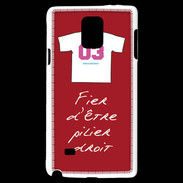 Coque Samsung Galaxy Note 4 Pilier droit Bonus offensif-défensif Rouge