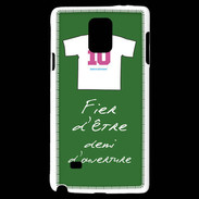 Coque Samsung Galaxy Note 4 Demi d'ouverture Bonus offensif-défensif Vert
