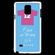 Coque Samsung Galaxy Note 4 3/4 centre G Bonus offensif-défensif Bleu