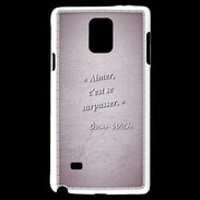 Coque Samsung Galaxy Note 4 Aimer Rose Citation Oscar Wilde