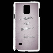 Coque Samsung Galaxy Note 4 Définir Rose Citation Oscar Wilde