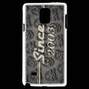 Coque Samsung Galaxy Note 4 Since crane gris 2003