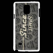 Coque Samsung Galaxy Note 4 Since crane gris 1968