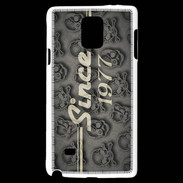 Coque Samsung Galaxy Note 4 Since crane gris 1977