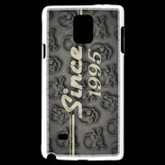 Coque Samsung Galaxy Note 4 Since crane gris 1995