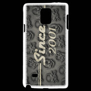 Coque Samsung Galaxy Note 4 Since crane gris 2001
