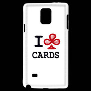 Coque Samsung Galaxy Note 4 I love Cards Club