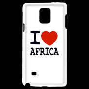 Coque Samsung Galaxy Note 4 I love Africa