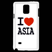 Coque Samsung Galaxy Note 4 I love Asia