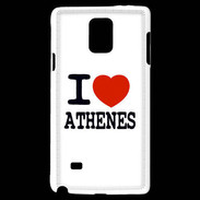 Coque Samsung Galaxy Note 4 I love Athenes