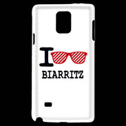 Coque Samsung Galaxy Note 4 I love Biarritz 2