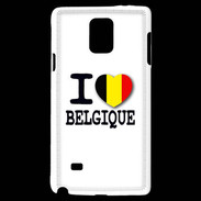 Coque Samsung Galaxy Note 4 I love Belgique 2