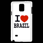 Coque Samsung Galaxy Note 4 I love Brazil