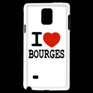 Coque Samsung Galaxy Note 4 I love Bourges