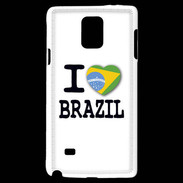 Coque Samsung Galaxy Note 4 I love Brazil 2