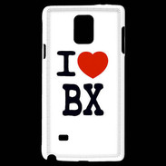 Coque Samsung Galaxy Note 4 I love BX