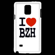Coque Samsung Galaxy Note 4 I love BZH