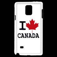 Coque Samsung Galaxy Note 4 I love Canada 2