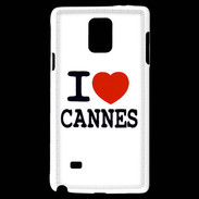 Coque Samsung Galaxy Note 4 I love Cannes