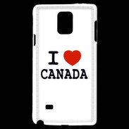 Coque Samsung Galaxy Note 4 I love Canada