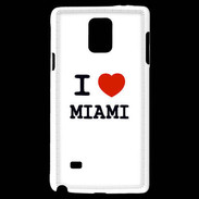 Coque Samsung Galaxy Note 4 I love Miami