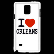 Coque Samsung Galaxy Note 4 I love Orléans