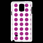 Coque Samsung Galaxy Note 4 pois framboise