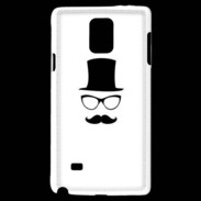 Coque Samsung Galaxy Note 4 chapeau moustache