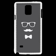 Coque Samsung Galaxy Note 4 moustache & noeud 2
