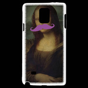 Coque Samsung Galaxy Note 4 Moustache Mona Lisa