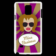 Coque Samsung Galaxy Note 4 Miss business Rousse