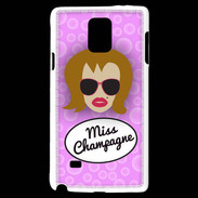 Coque Samsung Galaxy Note 4 Miss Champagne Rousse