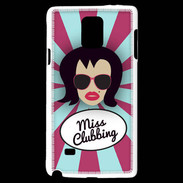 Coque Samsung Galaxy Note 4 Miss Clubbing Brune