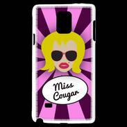 Coque Samsung Galaxy Note 4 Miss Cougar Blonde