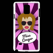 Coque Samsung Galaxy Note 4 Miss Cougar Rousse