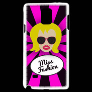 Coque Samsung Galaxy Note 4 Miss Fashion Blonde