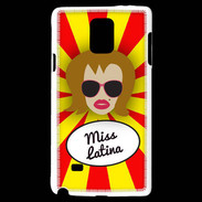 Coque Samsung Galaxy Note 4 Miss Latina Rousse
