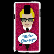 Coque Samsung Galaxy Note 4 Mister Champagne Blond