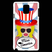 Coque Samsung Galaxy Note 4 Miss USA Blonde