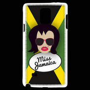 Coque Samsung Galaxy Note 4 Miss Jamaica Brune