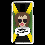 Coque Samsung Galaxy Note 4 Miss Jamaica Chatain